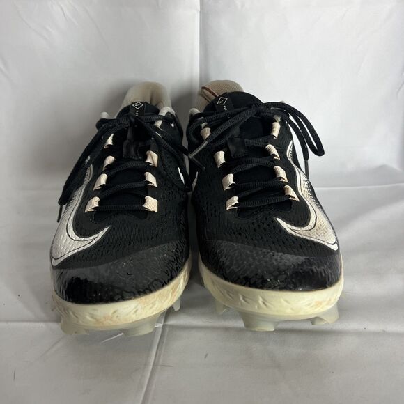 Nike Alpha Huarache Elite 4 MCs Baseball Cleats FD6221-010 Size 13 Black - Picture 4 of 10